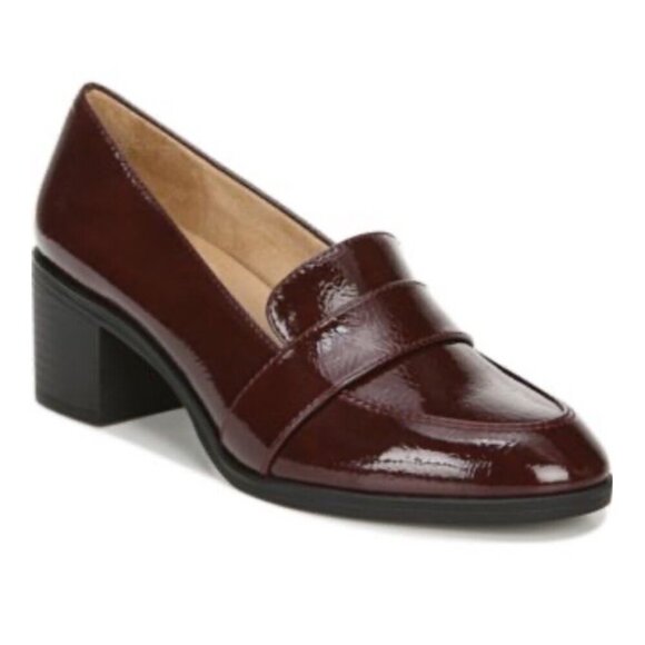 Life Stride Velocity 2.0 Womens 11 Wine Supportive Cushion Chunk Heel Loafers - Picture 1 of 13